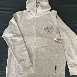 Vans Light Gray Boys Hoodie
